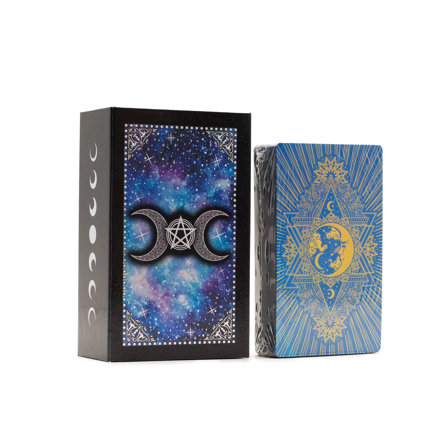 Kék tarot kártya szett – könyvvel