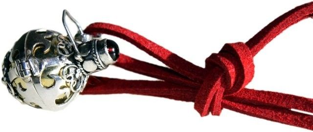 Ezüst angyal csengő – Mágikus – 18 mm