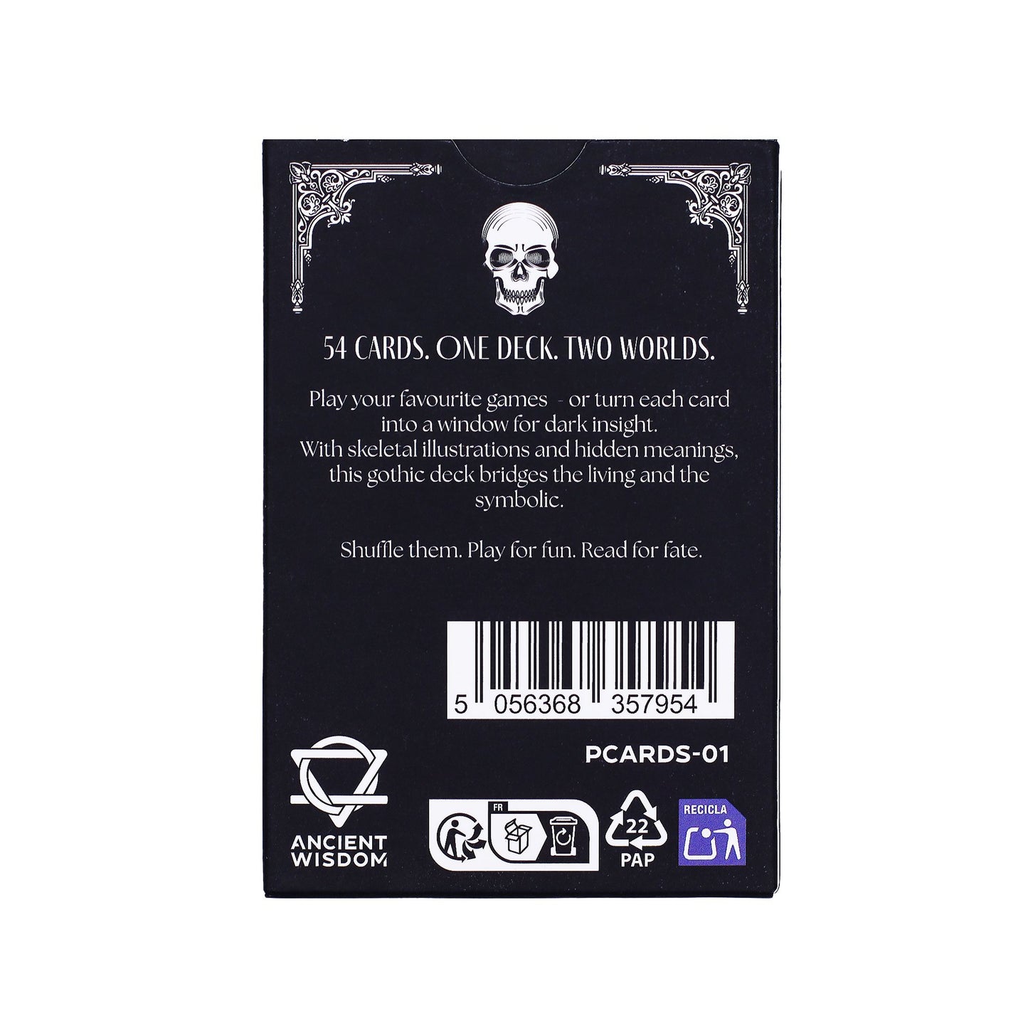 Memento mori játékkártyák
