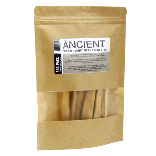 50 g Green Tree Palo Santo pálcikák – 5–8 db