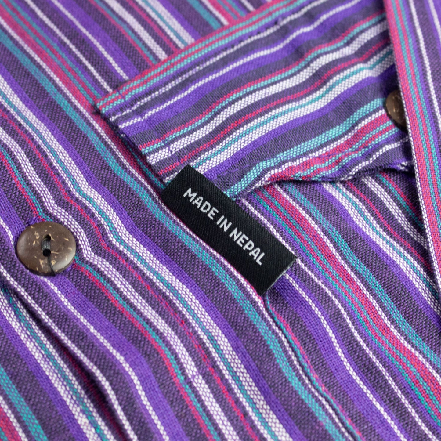 Nomad Sari Kathmandu Ing / M – Lila csíkos