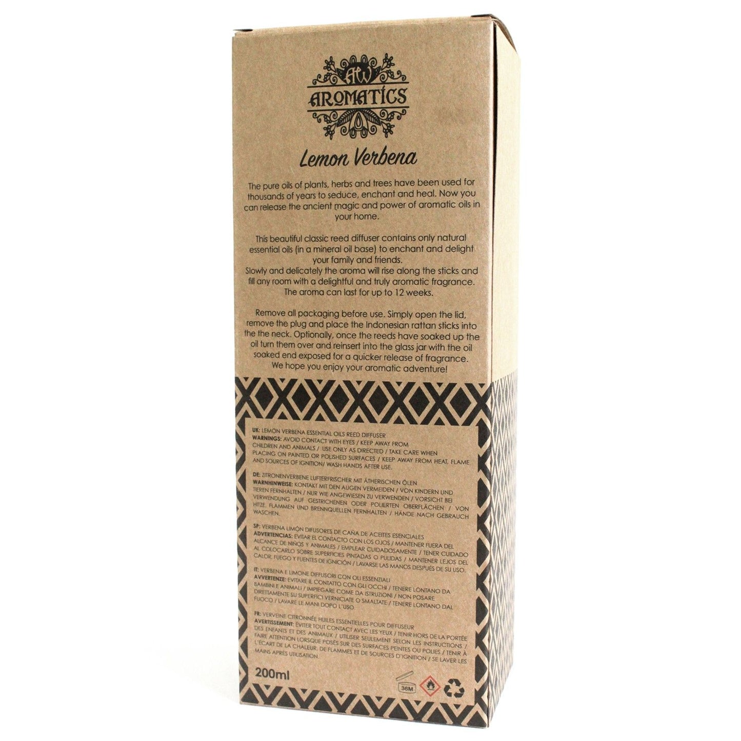 Citromverbéna pálcikás diffúzor – 200 ml