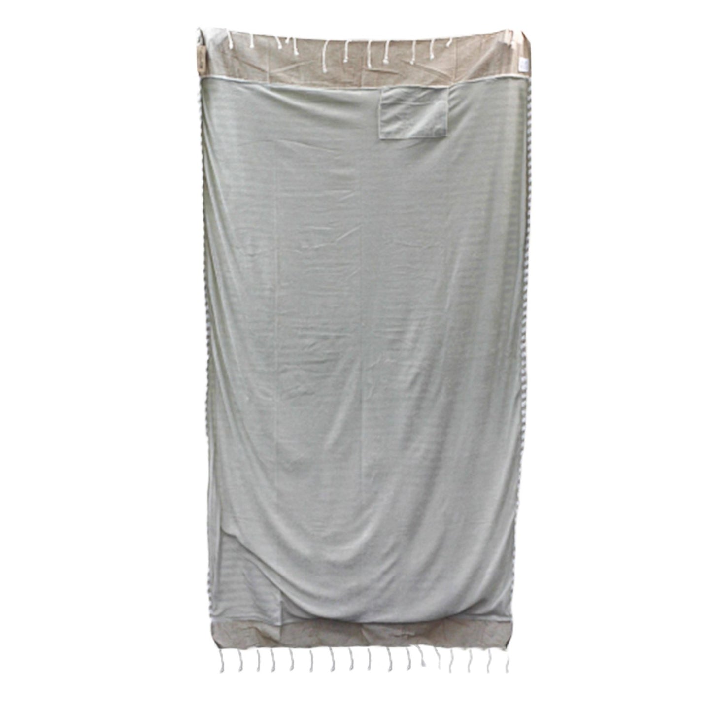 Pamut pareó törölköző – 100 × 180 cm – meleg homok