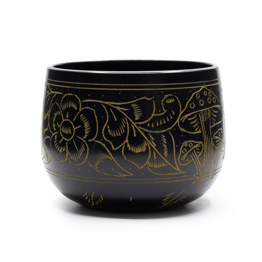 Kicsi alumínium hangtál – Varázsgomba – sárga (15 cm)