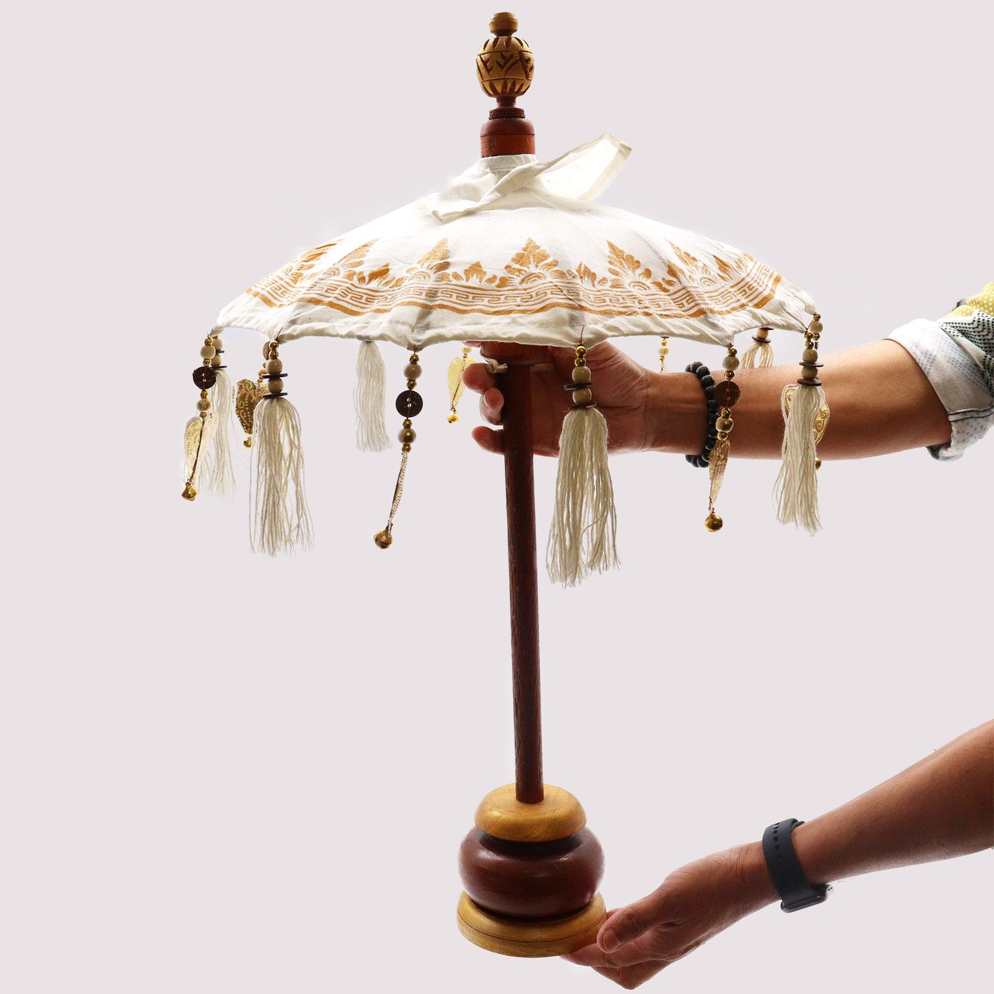 Bali Napernyő – Vászon – Arany – 40 cm