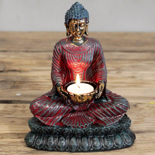 Antik Buddha – gyertyatartó