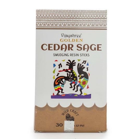 30 g Golden cédrus-zsálya gyanta füstölő (6 db)