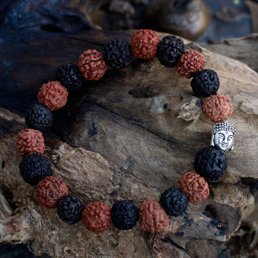 Rudraksha Mala Karkötő – Mix