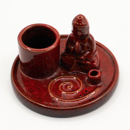 Többcélú Buddha füstölőállvány – piros