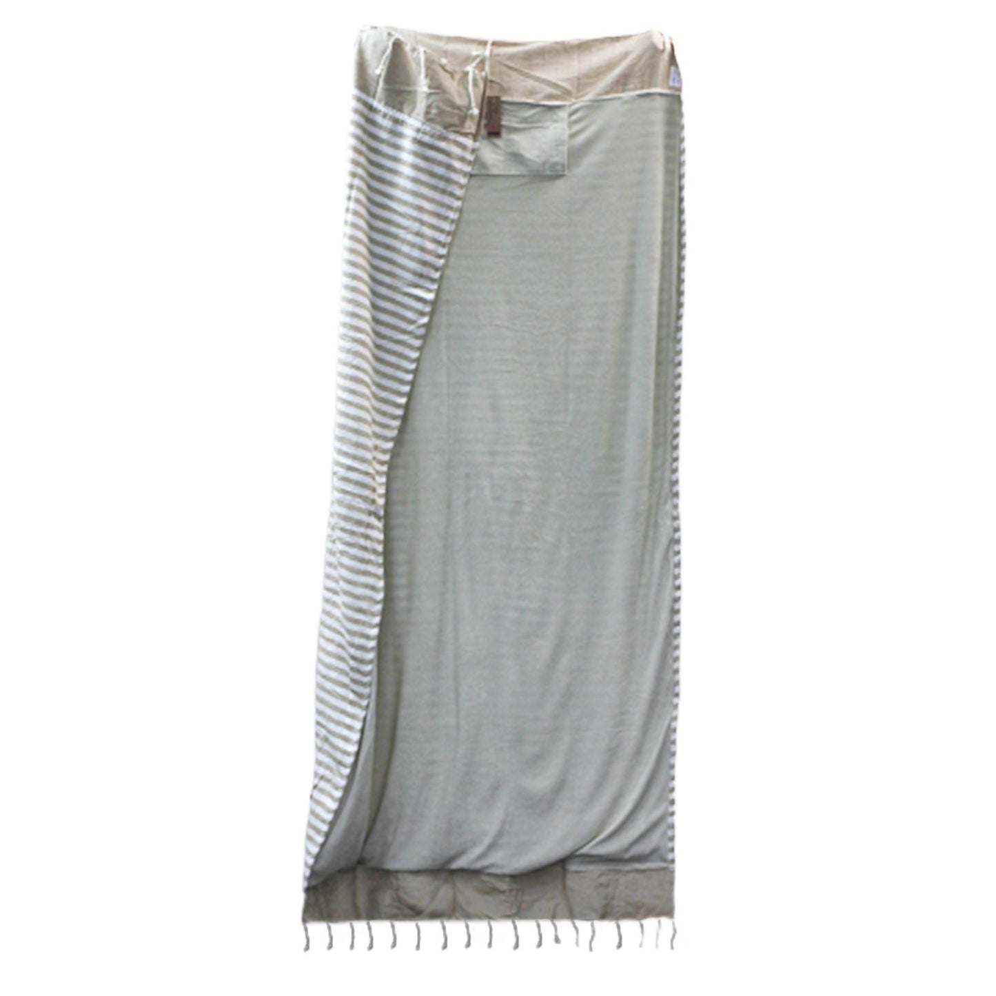 Pamut pareó törölköző – 100 × 180 cm – meleg homok