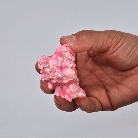 Közepes módosított kvarc – Rózsaszín (kb. 100–150 g, 7–10 cm)