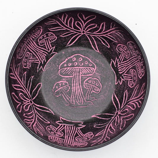 Alumínium hangtál – Gomba – Rózsaszín (20 cm)
