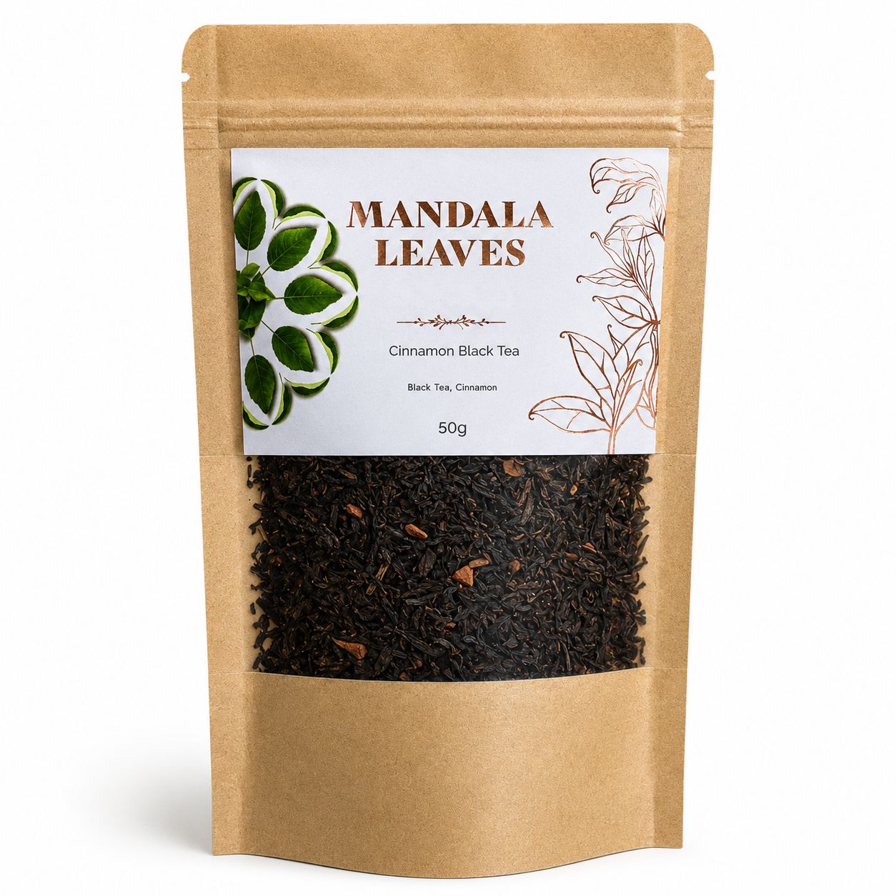 50 g organikus fahéjas fekete tea