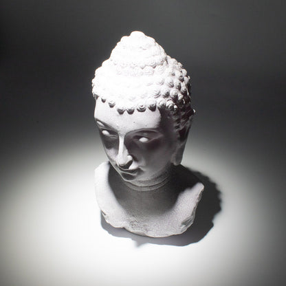 Buddha Mellszobor Lámpa Levendula Kéreg Minta - Ovális Talp