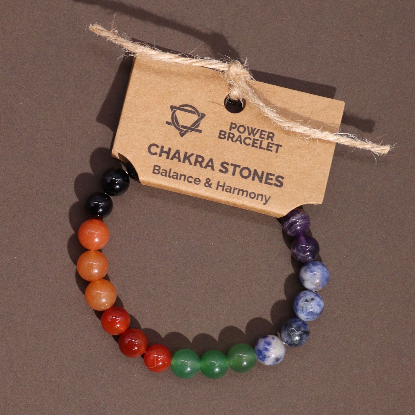 Ásvány karkötő – csakra Kövek