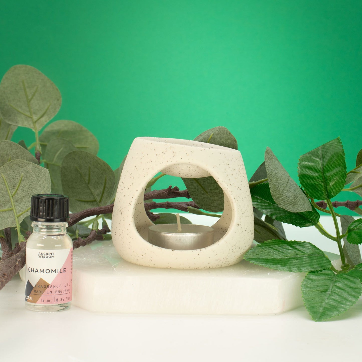 Zen aromalámpa – Kerek – Krémszínű