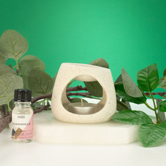 Zen aromalámpa – Kerek – Krémszínű