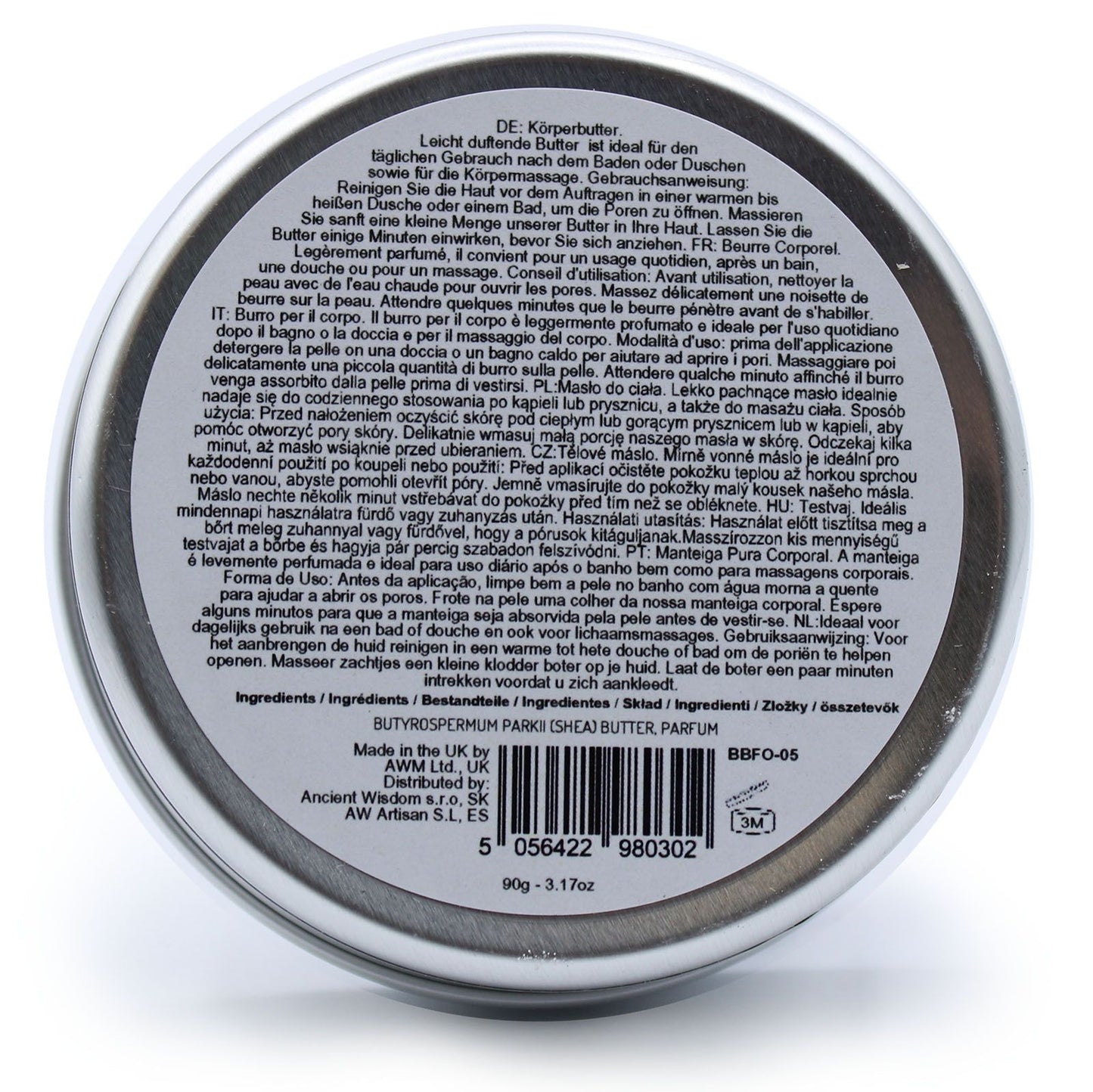 Illatos Shea testvaj 90 g – eper