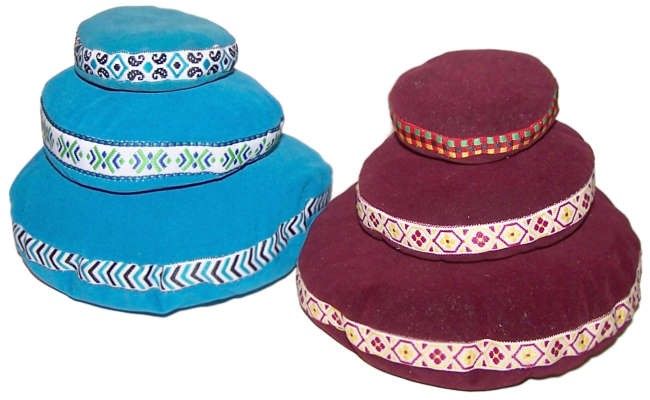 Hangtál bársony párna – 7 cm