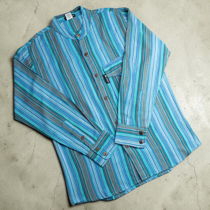 Nomad Sari Kathmandu Ing / XL – Türkiz csíkos