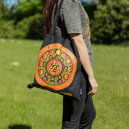 Ikonikus táska – Luna – Fekete 6 oz (40 × 36 cm)