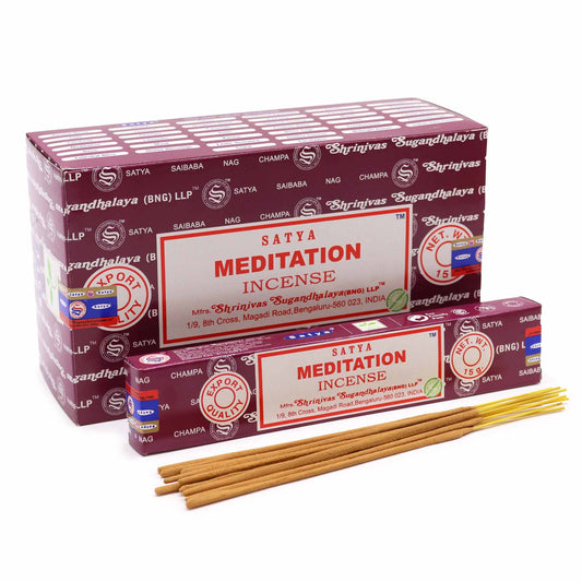 Satya füstölőpálcika 15 g – Meditáció