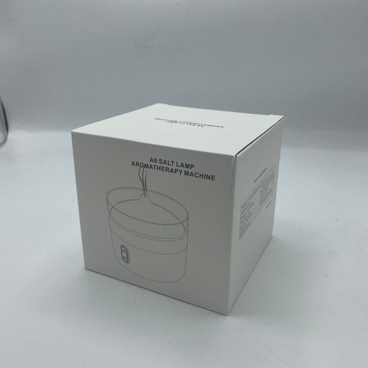 Himalája só aroma diffúzor – éjjeli fény – USB-C – lánghatás (sóval)