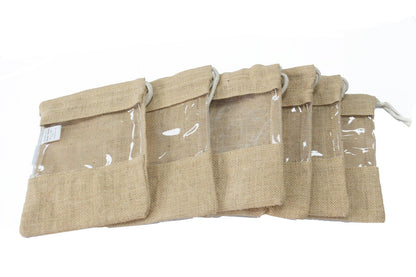 Juta ablakos tasak 25 × 16 cm