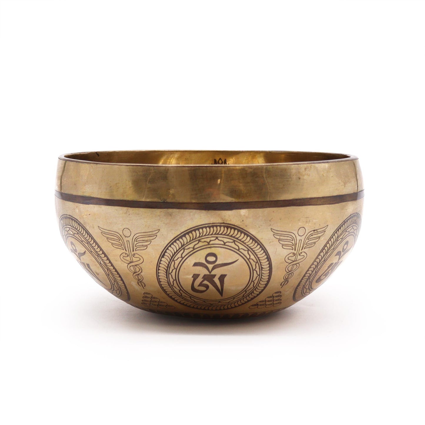 Díszített Tibeti hangtál – 16 cm – Bodhi Fa Buddha