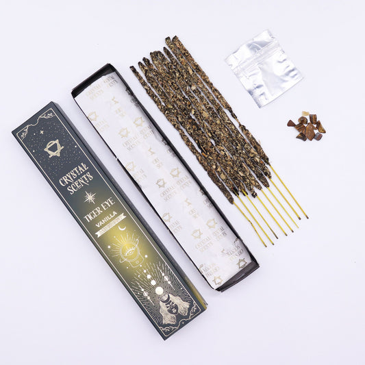 Crystal Scents - tigrisszem kristályos füstölő – vanília
