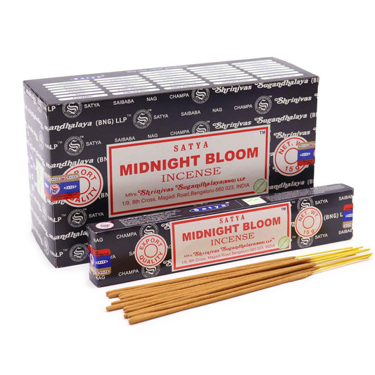 Satya füstölőpálcika 15 g – Éjféli virág