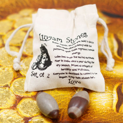 2 hüvelykes lingam kő – 2 db