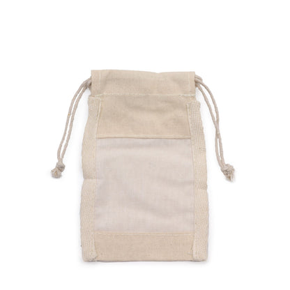 Kicsi pamut ablakos tasak – 10 × 15 cm