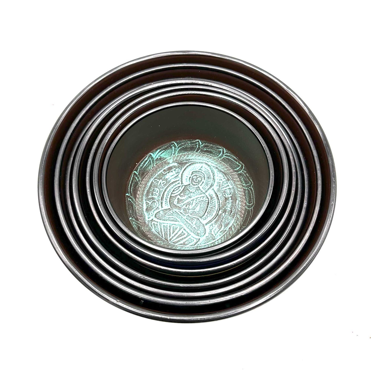 Kicsi csakra Szett – 7 hangtál (14–22 cm)
