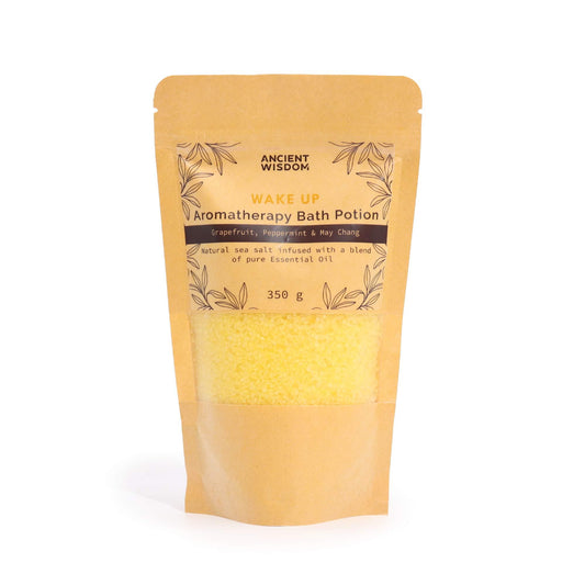Aromaterápiás fürdőelixír nátronpapír tasakban 350 g – Ébredés