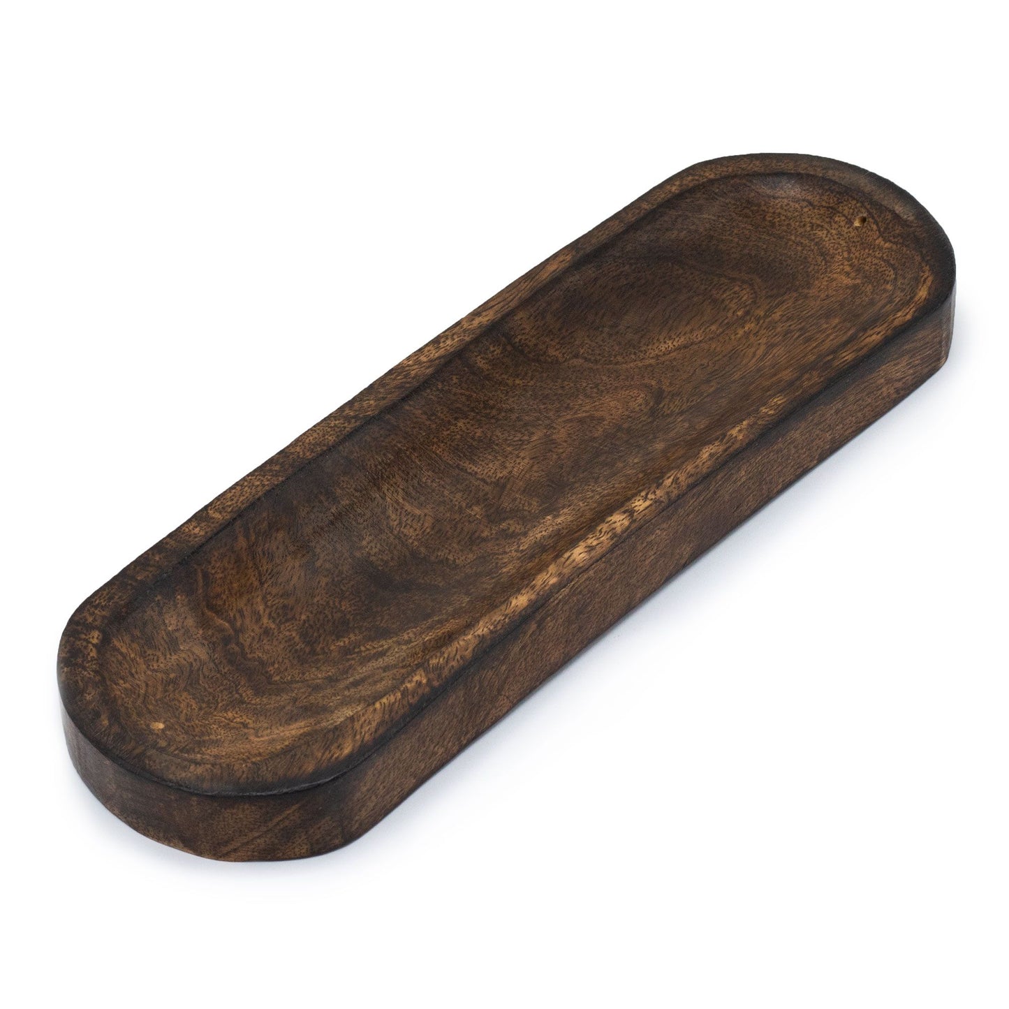 Füstölőtartó – Nagy Tálca 30 × 10 cm – Mangófa