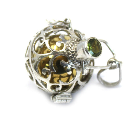 Ezüst angyalka Csengő – Romantikus – 18 mm