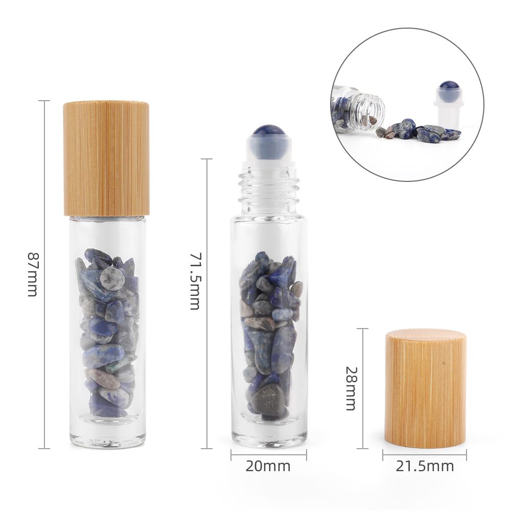 Roll-on üvegcse 5 ml – szodalit, bambusz kupak
