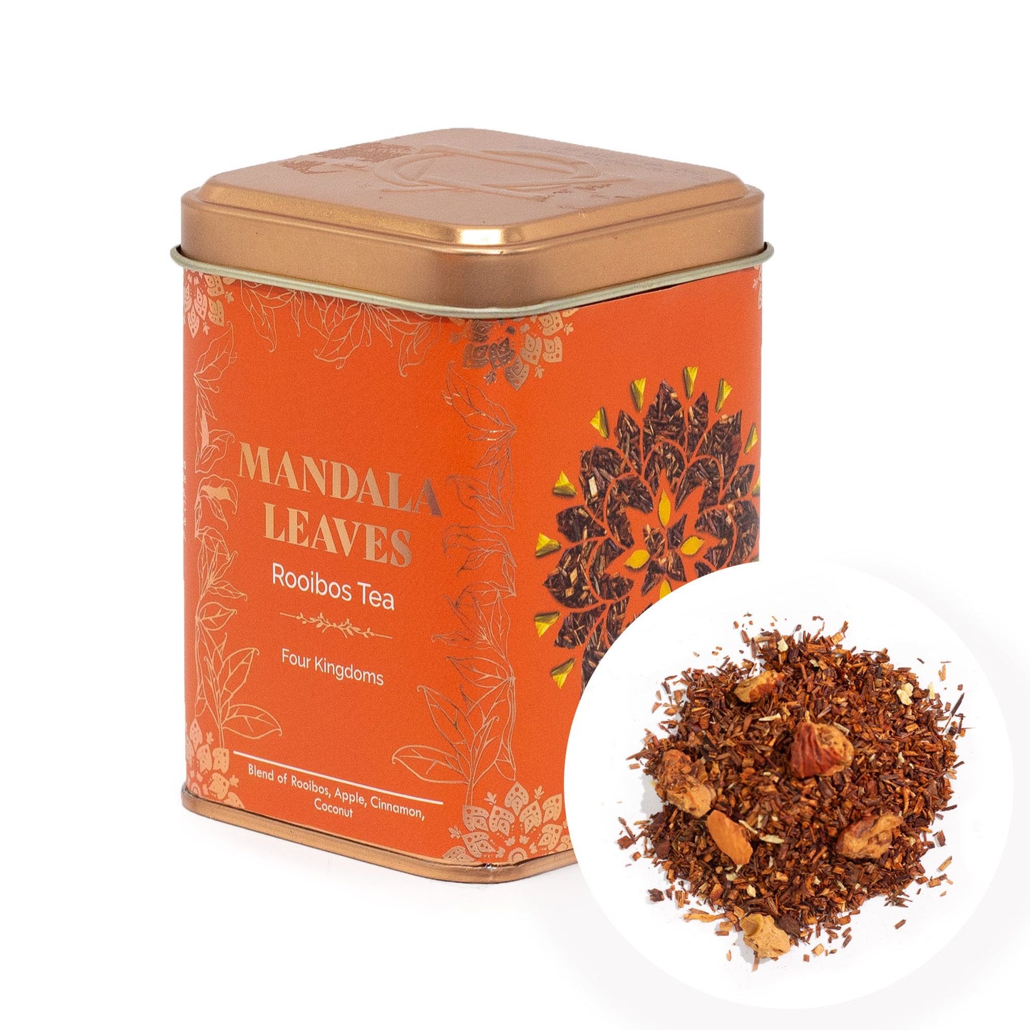 Four Kingdoms dobozos tea – rooibos, alma, fahéj és joghurt – 50 g