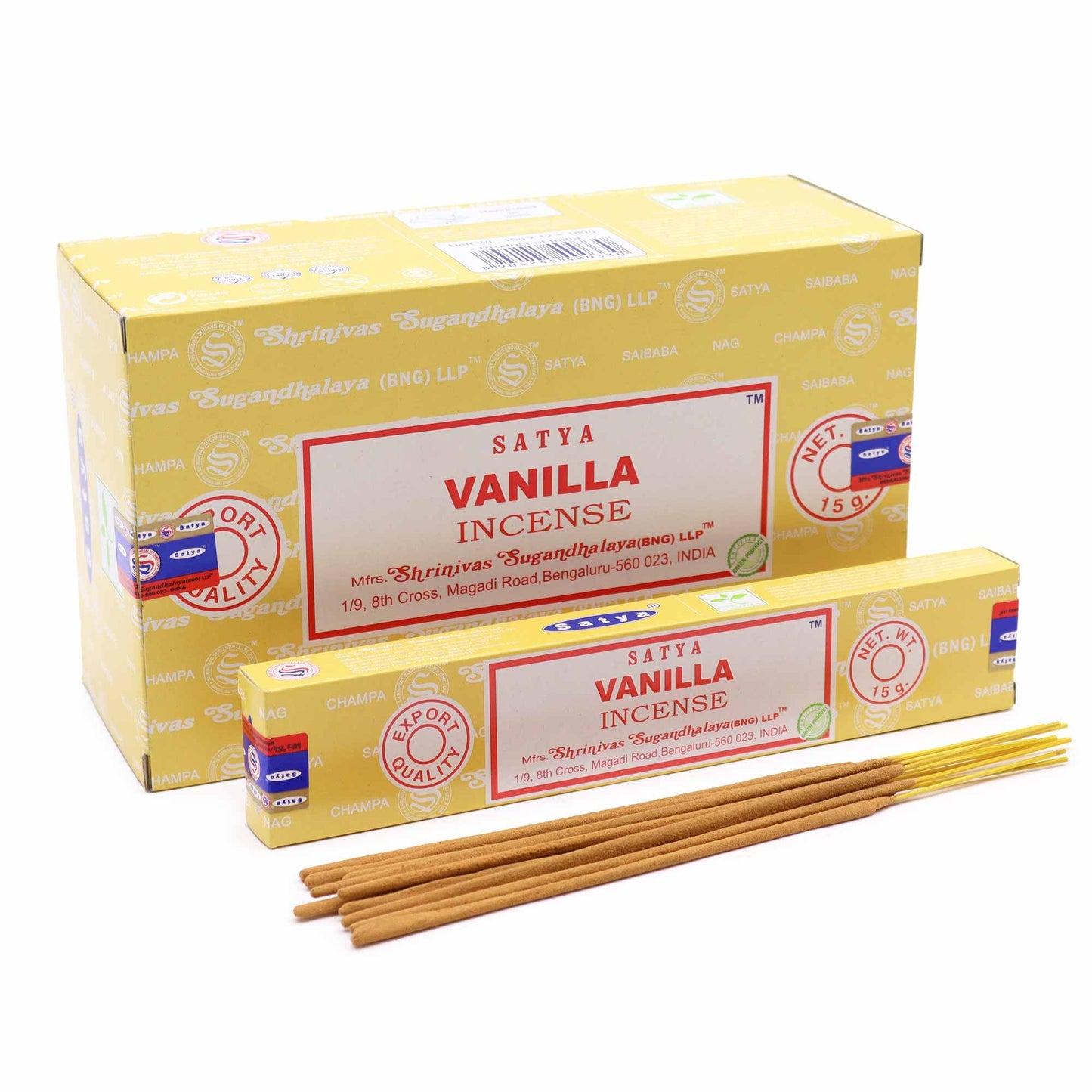 Satya füstölőpálcika 15 g – Vanília