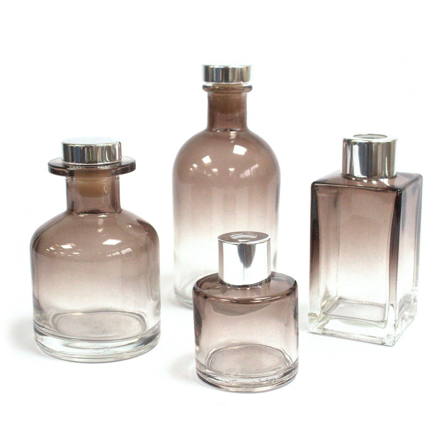 50 ml-es kerek náddiffúzor üveg – Szén
