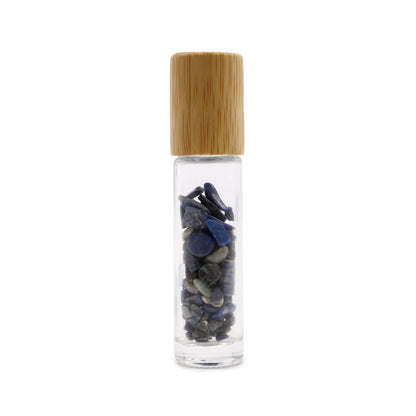 Roll-on üvegcse 5 ml – szodalit, bambusz kupak