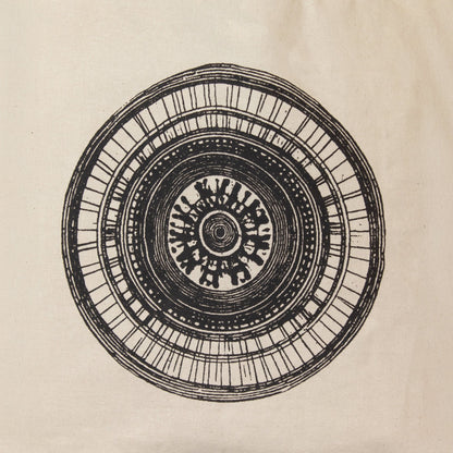 Ikonikus táska – Mandala – (40 × 37 cm)