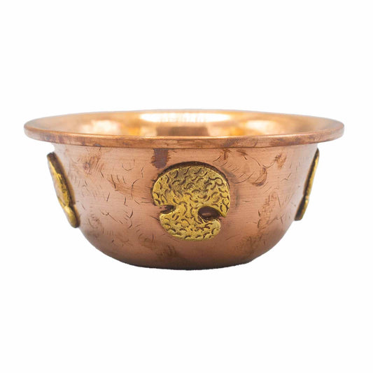 Antik Réz Tál – Életfa 12 × 5 cm