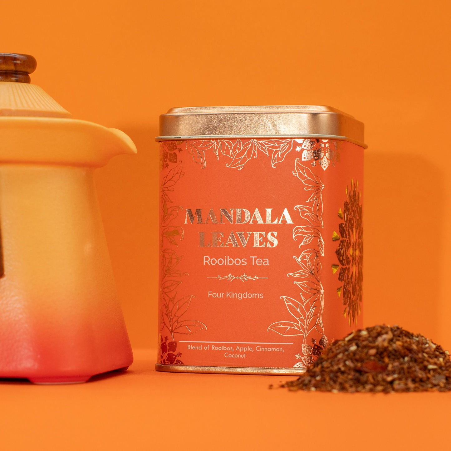 Four Kingdoms dobozos tea – rooibos, alma, fahéj és joghurt – 50 g