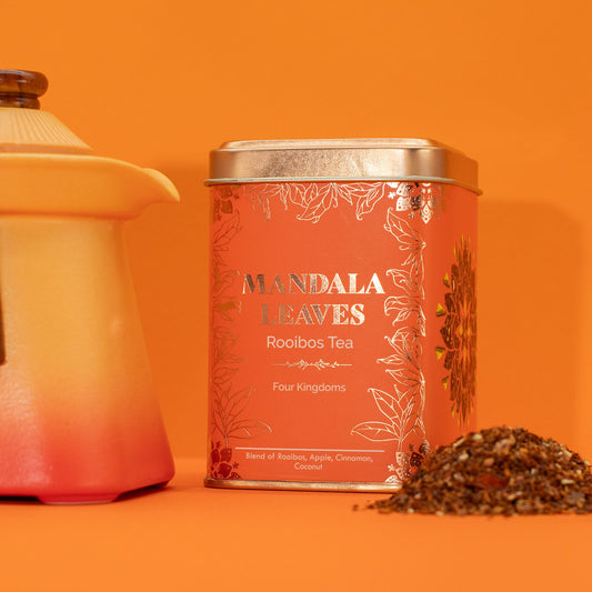 Four Kingdoms dobozos tea – rooibos, alma, fahéj és joghurt – 50 g