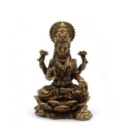 Réz miniatűr istenek – Laxmi (11 g) – 30 mm