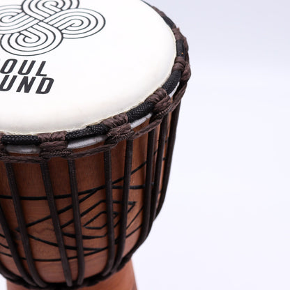 Közepes pro djembe dob – Soul sound – 40 cm (18 cm átmérő)
