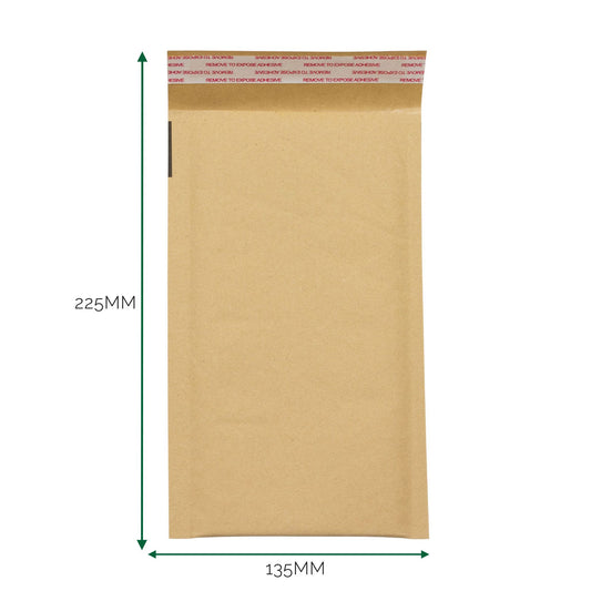 Kraft Légpárnás Boríték (135 × 225 + 40 mm)
