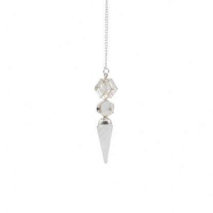 The Architect of Clarity - Three Piece Pendulum - Crystal Quartz